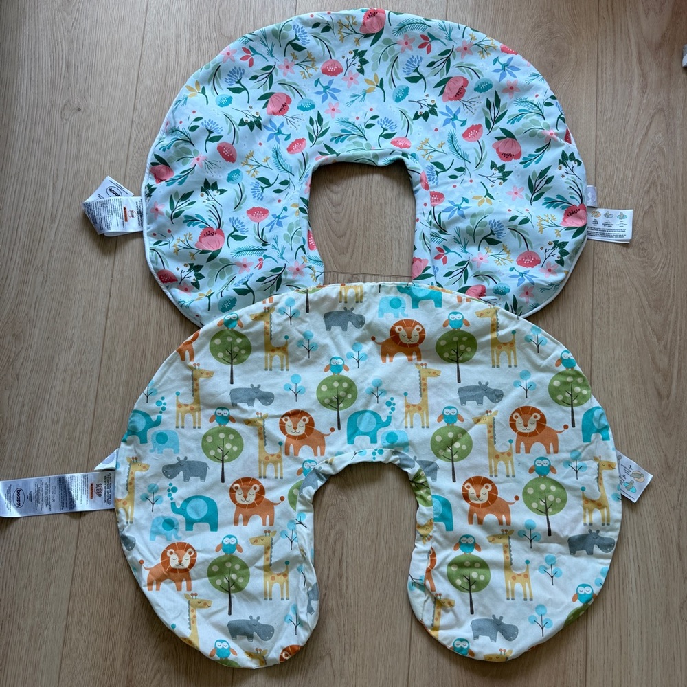 Boppy Nursing Pillow Cases - Floral and Safari Animal Print